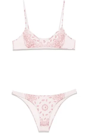 The Attico Bikini med paisleytryk