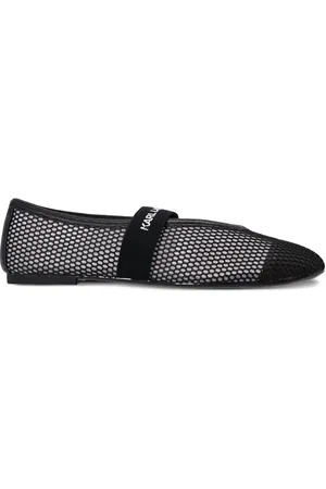 Karl Lagerfeld Ballerinaer med mesh