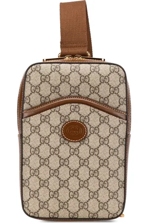 Gucci GG Supreme Interlocking G Sling crossbody-taske fra 2016-2024