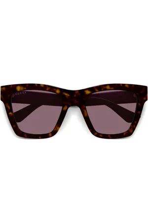 Gucci Solbriller med firkantet stel