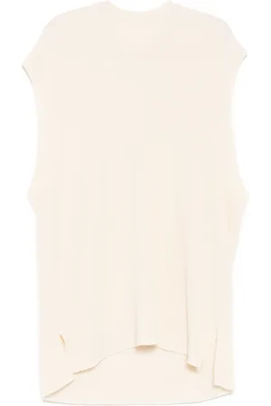 Issey Miyake Smal snoet vest i bomuld