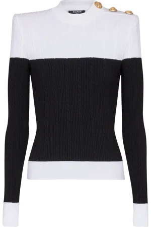 Balmain Tofarvet trøje