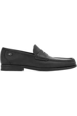 Salvatore Ferragamo Penny-loafers i læder