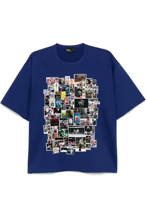 Kolor T-shirt med grafisk tryk