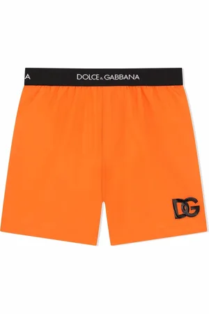 Dolce & Gabbana Badeshorts med broderet logo