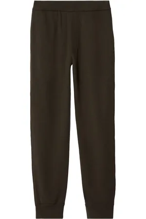 Burberry Joggingbukser i uld med logotryk