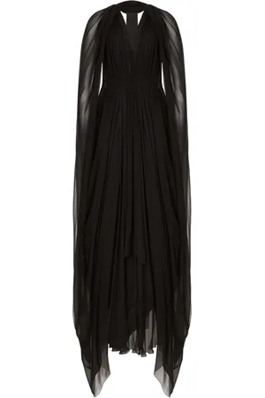 Alberta Ferretti Lang kjole i chiffon