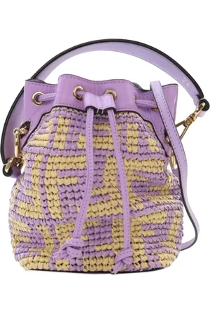 Fendi Mini Mon Tresor satchel-taske i Zucca-bast fra 2010-2024