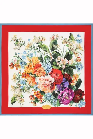 Dolce & Gabbana Tørklæde med blomstertryk