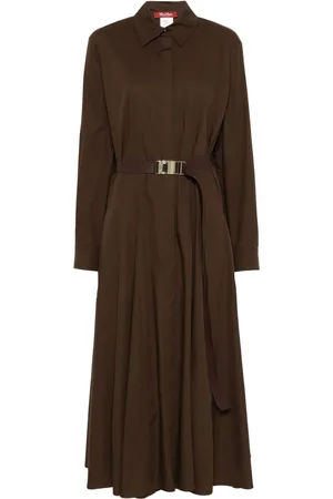 Max Mara Midi kjole i bomuld