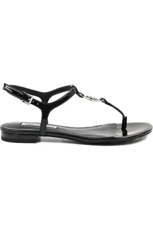 Karl Lagerfeld Sandaler med logoapplikation