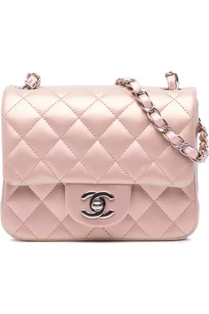 CHANEL Mini Iridescent Single Flap crossbody-taske i kalveskind fra 2021-2024