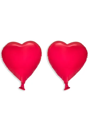 Oscar de la Renta Heart Balloon øreclips