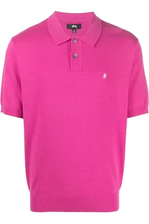 STUSSY Polo med broderet logo
