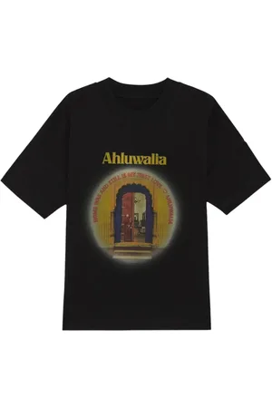 Ahluwalia T-shirt med slogantryk