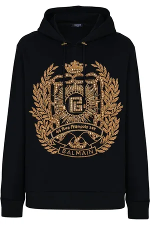 Balmain Hættetrøje med broderi