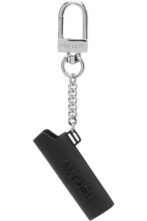 AMBUSH Nøglering i messing med lighter-etui
