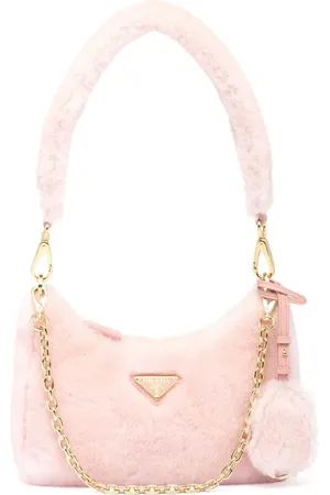 Prada Lille Re-Edition taske i lammeskind