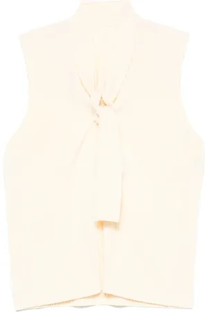 Issey Miyake Vest med plissé-effekt