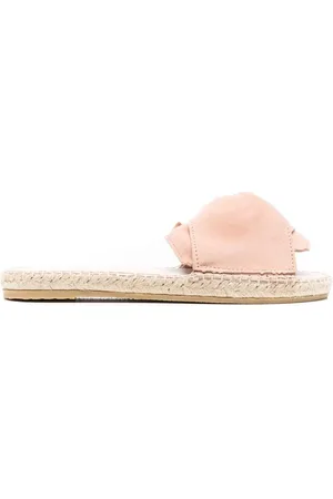 MANEBI Slip-on-sandaler med en knudedetalje