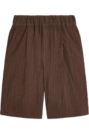 DRIES VAN NOTEN Plisserede Bermuda-shorts