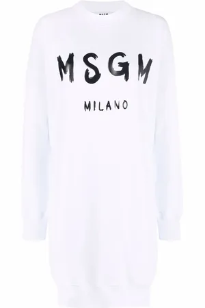 Msgm Trøjekjole med logotryk