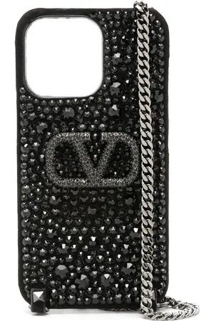 VALENTINO GARAVANI Signatur iPhone cover med V-plade