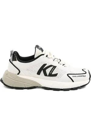 Karl Lagerfeld Loafers i ruskind med logoapplikation