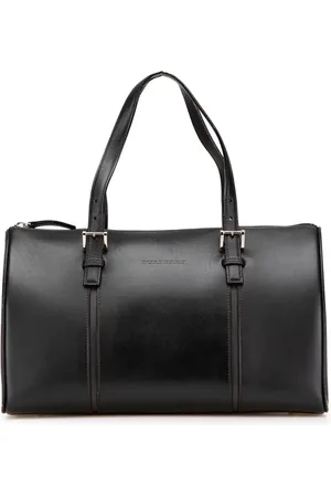 Burberry Boston taske i læder fra 2000-2017