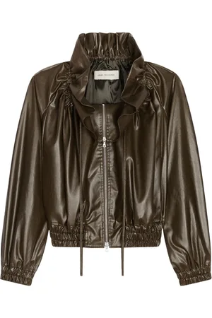 DRIES VAN NOTEN Bomberjakke i satin
