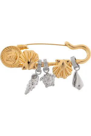 VERSACE Crystal Icons De La Mer broche