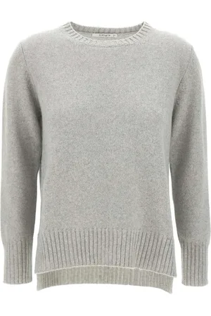 KANGRA CASHMERE Ribbet trøje