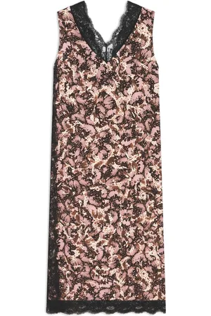 DRIES VAN NOTEN Kjole med tryk