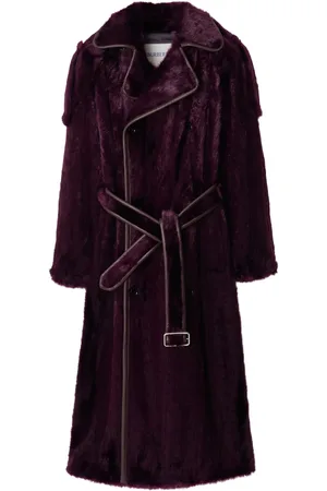 Burberry Trenchcoat i imiteret pels