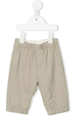 Emporio Armani Ribbede bukser med elastisk talje