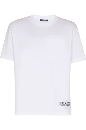 Balmain T-shirt med logostempel