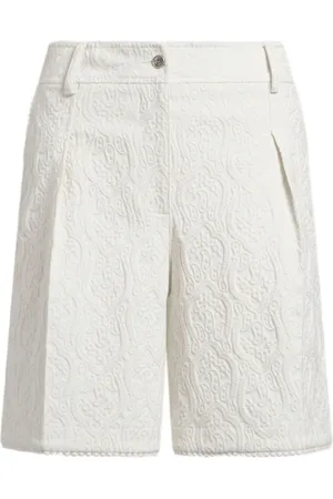 Etro Bermudashorts med paisleytryk i jacquard