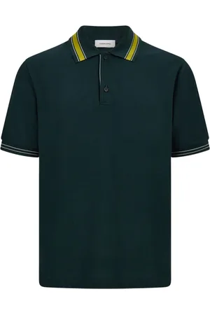 Salvatore Ferragamo Polo med stribet krave