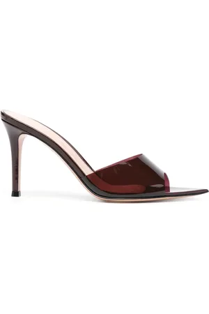 Gianvito Rossi 85mm Elle mules i læder
