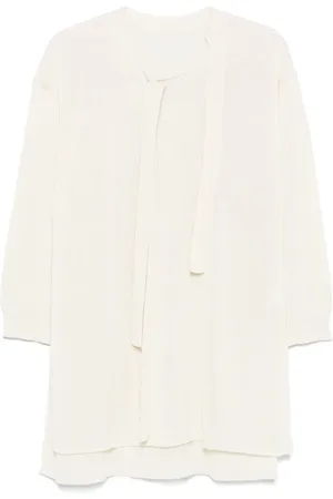 Issey Miyake Draperet sweater med knapper