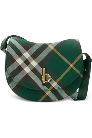 Burberry Mellemstor Rocking Horse skuldertaske i læder