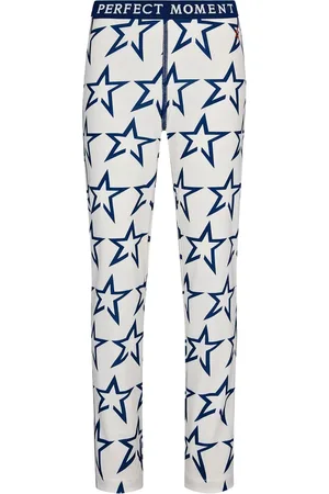 Perfect Moment Termo-leggings med stjernemønster og logo