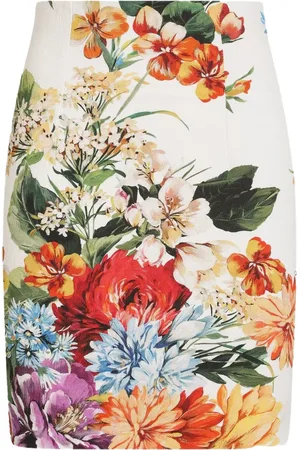 Dolce & Gabbana Kort kjole med blomstertryk