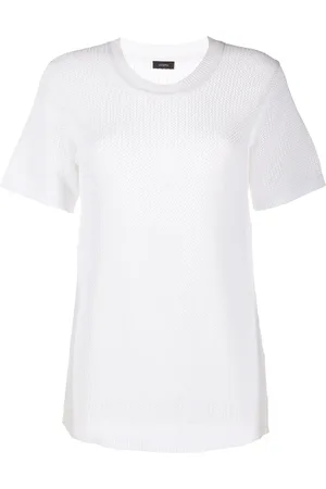 Joseph Strikket T-shirt med mesh