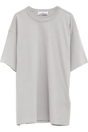 Stone Island Embroidered-logo T-shirt
