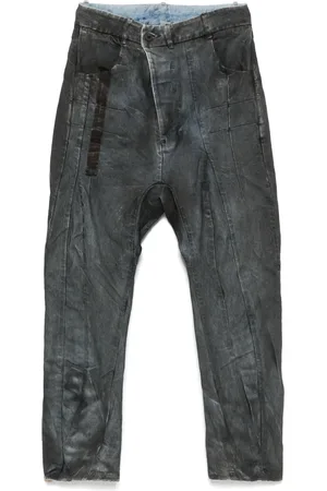 11 BY BORIS BIDJAN SABERI Jeans med slitage-effekt