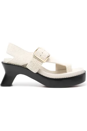 Loewe Ease 90mm sandaler i ruskind