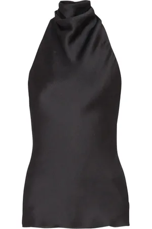 Balmain Silketop med halterneck