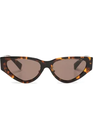 Miu Miu Cat eye-solbriller med logobogstaver