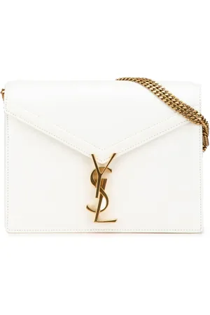 Saint Laurent Cassandra skuldertaske i kalveskind med monogram fra 2013-2024